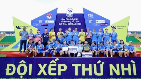 CLB Thái Nguyên T&T giành ngôi á quân giải bóng đá nữ VĐQG 2026